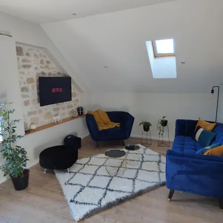 לינה וארוחת בוקר D'hotes Citadine Bleu Or Saint-Maixent-lʼÉcole
